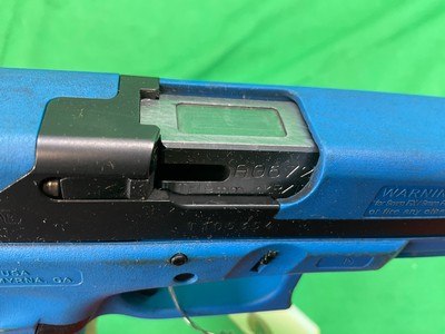 GLOCK 17T TRAINER SIMUNITION 9MM FX Police Trade In LE Blue Semi Auto SIM - Image 5 of 8