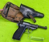 German Walther P38 / P1 Post WWII 9MM 9x19 Luger Rig 6/61 Holster & 2 Mags - Image 1 of 11