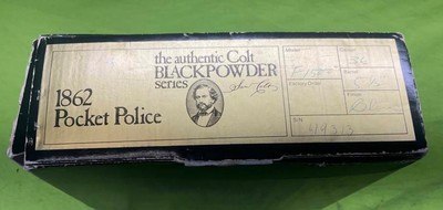 Colt Black Powder Series 1862 Pocket Police 36 Cap Ball Revolver Unfired - Image 2 of 11