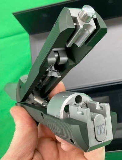 New MELIGUN MG22 Revolver Knife Gun AOW NFA 22 LR Concealed Arsenal OD Green - Image 7 of 9
