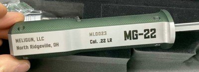 New MELIGUN MG22 Revolver Knife Gun AOW NFA 22 LR Concealed Arsenal OD Green - Image 5 of 9