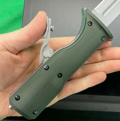 New MELIGUN MG22 Revolver Knife Gun AOW NFA 22 LR Concealed Arsenal OD Green - Image 6 of 9