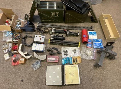 Rare M134 GE Minigun Mini Gun Parts Kit Lot Barrels Bolts Motor Rotor NATO Belt Fed Class III - Image 1 of 20