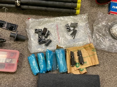 Rare M134 GE Minigun Mini Gun Parts Kit Lot Barrels Bolts Motor Rotor NATO Belt Fed Class III - Image 14 of 20