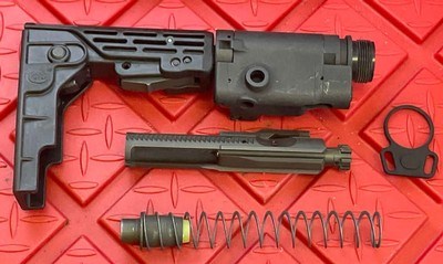 Colt M5 SCW Sub Compact Weapon 5.56 PDW Stock Bolt Buffer Parts Retro AR 15 - Image 1 of 9