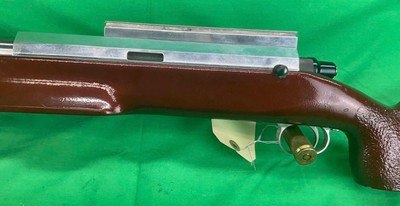 USED Custom Remington 700 Bolt Action Single Shot 300 WSM Sleeved Bench Rest Target - Image 7 of 14