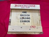 Winchester 1898 Model 98 Signal Cannon 10 Ga Black Powder Blank Wood Crate #2 - Image 12 of 14