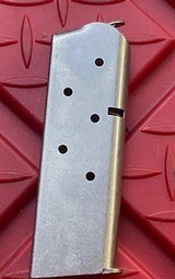 Factory OEM COLT Officer 1911 45 ACP Auto SS Stainless 6 Round Magazine - Image 1 of 7
