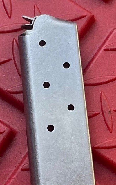 Factory OEM COLT Officer 1911 45 ACP Auto SS Stainless 6 Round Magazine - Image 2 of 7