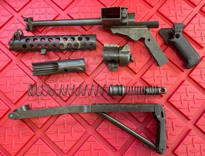 British Sterling Mark MK l2A3 Dewat Parts Kit 9MM 9x19 SMG Live Barrel #3 - Image 1 of 8