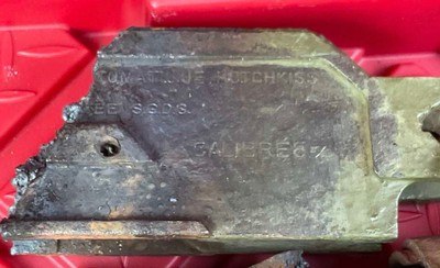 French Hotchkiss 1914 WWI Machine Gun MG 8MM Lebel Parts Kit Live Barrel - Image 8 of 13
