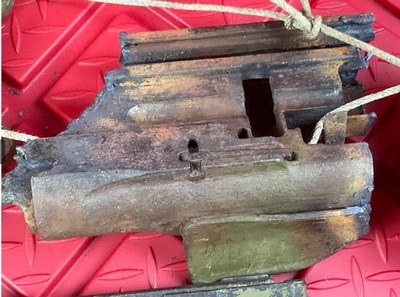 French Hotchkiss 1914 WWI Machine Gun MG 8MM Lebel Parts Kit Live Barrel - Image 11 of 13