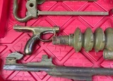 French Hotchkiss 1914 WWI Machine Gun MG 8MM Lebel Parts Kit Live Barrel - Image 3 of 13