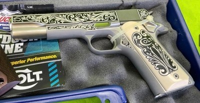 Colt TALO 1911 Lisa Tomlin Engraved Series 70 45 ACP #56 Pistol 1 Of 400 - Image 4 of 12