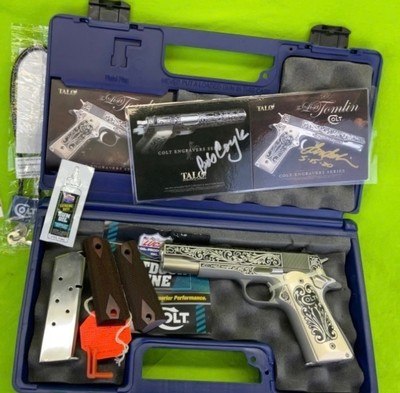 Colt TALO 1911 Lisa Tomlin Engraved Series 70 45 ACP #56 Pistol 1 Of 400 - Image 1 of 12