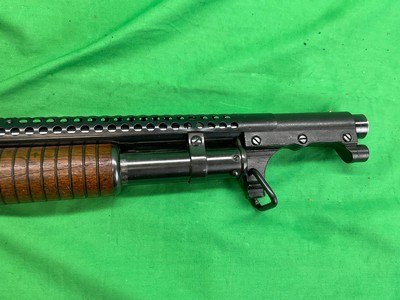 WINCHESTER 1897 12 GA Trench Conversion Pump Shotgun WWII US 97 Stamped C&R 3240 - Image 14 of 20