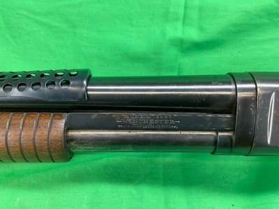 WINCHESTER 1897 12 GA Trench Conversion Pump Shotgun WWII US 97 Stamped C&R 3240 - Image 5 of 20