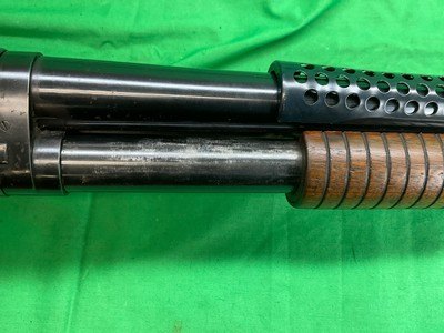 WINCHESTER 1897 12 GA Trench Conversion Pump Shotgun WWII US 97 Stamped C&R 3240 - Image 13 of 20