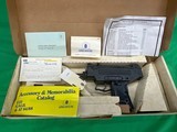 Uzi Action Arms IWI 45 ACP Converted To 9MM Pistol Semi Israeli Box 3271 - Image 1 of 16