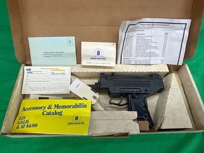 Uzi Action Arms IWI 45 ACP Converted To 9MM Pistol Semi Israeli Box 3271 - Image 1 of 16