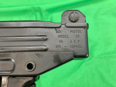 Uzi Action Arms IWI 45 ACP Converted To 9MM Pistol Semi Israeli Box 3271 - Image 8 of 16