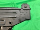 Uzi Action Arms IWI 45 ACP Converted To 9MM Pistol Semi Israeli Box 3271 - Image 8 of 16