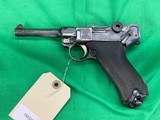 GERMAN P08 Luger 9MM 9x19 Semi Auto Pistol WWI WWII Shooter Grade C&R 3286 - Image 1 of 16