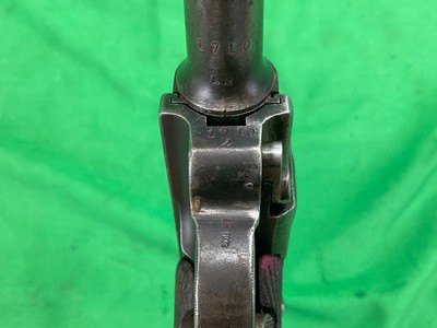 GERMAN P08 Luger 9MM 9x19 Semi Auto Pistol WWI WWII Shooter Grade C&R 3286 - Image 3 of 16