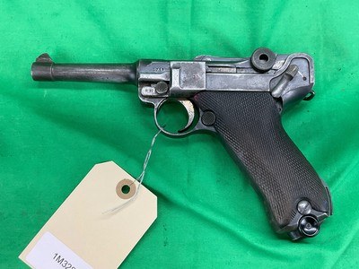 GERMAN P08 Luger 9MM 9x19 Semi Auto Pistol WWI WWII Shooter Grade C&R 3286 - Image 1 of 16