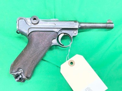 GERMAN P08 Luger 9MM 9x19 Semi Auto Pistol WWI WWII Shooter Grade C&R 3286 - Image 2 of 16
