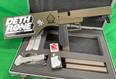 Transferable Pearl UC9 UC 9 Folding UZI 9MM SMG Radio Gun Full Auto - Image 8 of 19