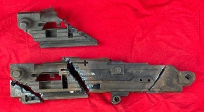 French Hotchkiss WWI Heavy Machine Gun MG 8MM Lebel Torch Cut Receiver C&R - Image 1 of 8