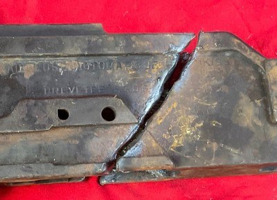 French Hotchkiss WWI Heavy Machine Gun MG 8MM Lebel Torch Cut Receiver C&R - Image 2 of 8