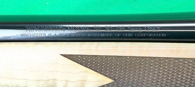 WINCHESTER Model 70 SUPER GRADE 30-06 Springfield Maple Blonde Stock Bolt Action Rifle - Image 10 of 12