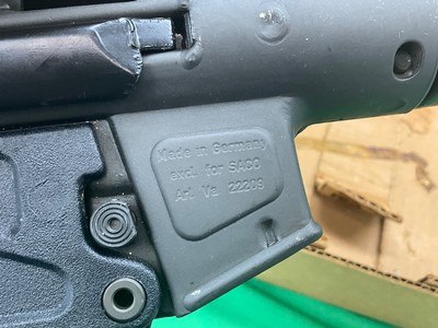 Unfired German H&K HK MP5 A3 9MM Pre May Dealer Sample SACO Box SMG Machine Gun 1973 - Image 6 of 18