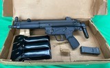 Unfired German H&K HK MP5 A3 9MM Pre May Dealer Sample SACO Box SMG Machine Gun 1973 - Image 1 of 18