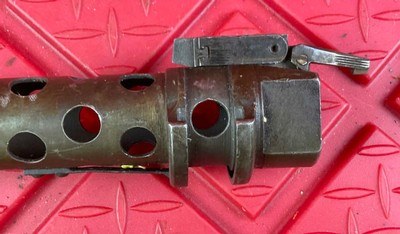 German WWII MG34 MG DOT 1945 8375 Barrel Shroud Sights Front Parts Kit C&R - Image 8 of 11