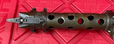 German WWII MG34 MG DOT 1945 8375 Barrel Shroud Sights Front Parts Kit C&R - Image 4 of 11