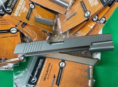 NIGHTHAWK Custom Parts Kit Builders Set Gunsmith 5” 45 ACP Semi Auto Pistol 1911 NHC - Image 2 of 5