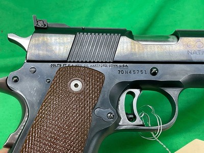 Colt Gold Cup National Match 1911 Target 45 ACP Mark MKIV Series 70 3322 - Image 9 of 20