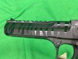 Used Magnum Research Desert Eagle 50 AE Gray Tiger Stripe Blued 6