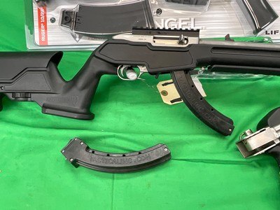 Transferable AMT Lightning Ruger SS 10/22 2522 22 LR Full Auto NORELL Conversion G36 Stock - Image 6 of 15