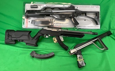 Transferable AMT Lightning Ruger SS 10/22 2522 22 LR Full Auto NORELL Conversion G36 Stock - Image 1 of 15
