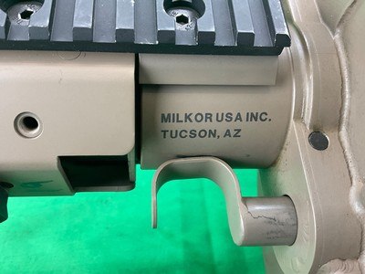 Milkor M32 MGL 40MM USMC 6 Round Rotary Grenade Launcher FDE - Image 4 of 9