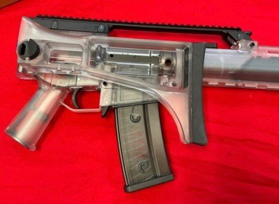 Factory H&K Heckler & Koch G36 V G36V Training Cutaway Translucent Clear 5.56 - Image 7 of 9
