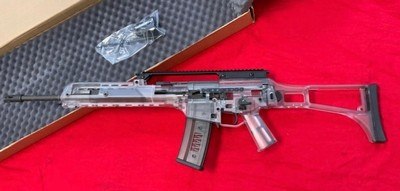 Factory H&K Heckler & Koch G36 V G36V Training Cutaway Translucent Clear 5.56 - Image 1 of 9