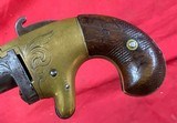 National Arms Single Shot Derringer No 2 41 Short Rimfire Post Civil War 13 - Image 6 of 12