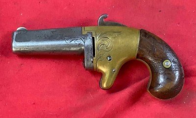 National Arms Single Shot Derringer No 2 41 Short Rimfire Post Civil War 13 - Image 1 of 12