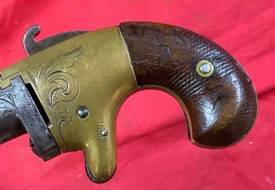 National Arms Single Shot Derringer No 2 41 Short Rimfire Post Civil War 13 - Image 6 of 12