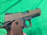 New Nighthawk Custom DELEGATE 1911 9MM Commander Rail Two Tone Double Stack - Image 12 of 16